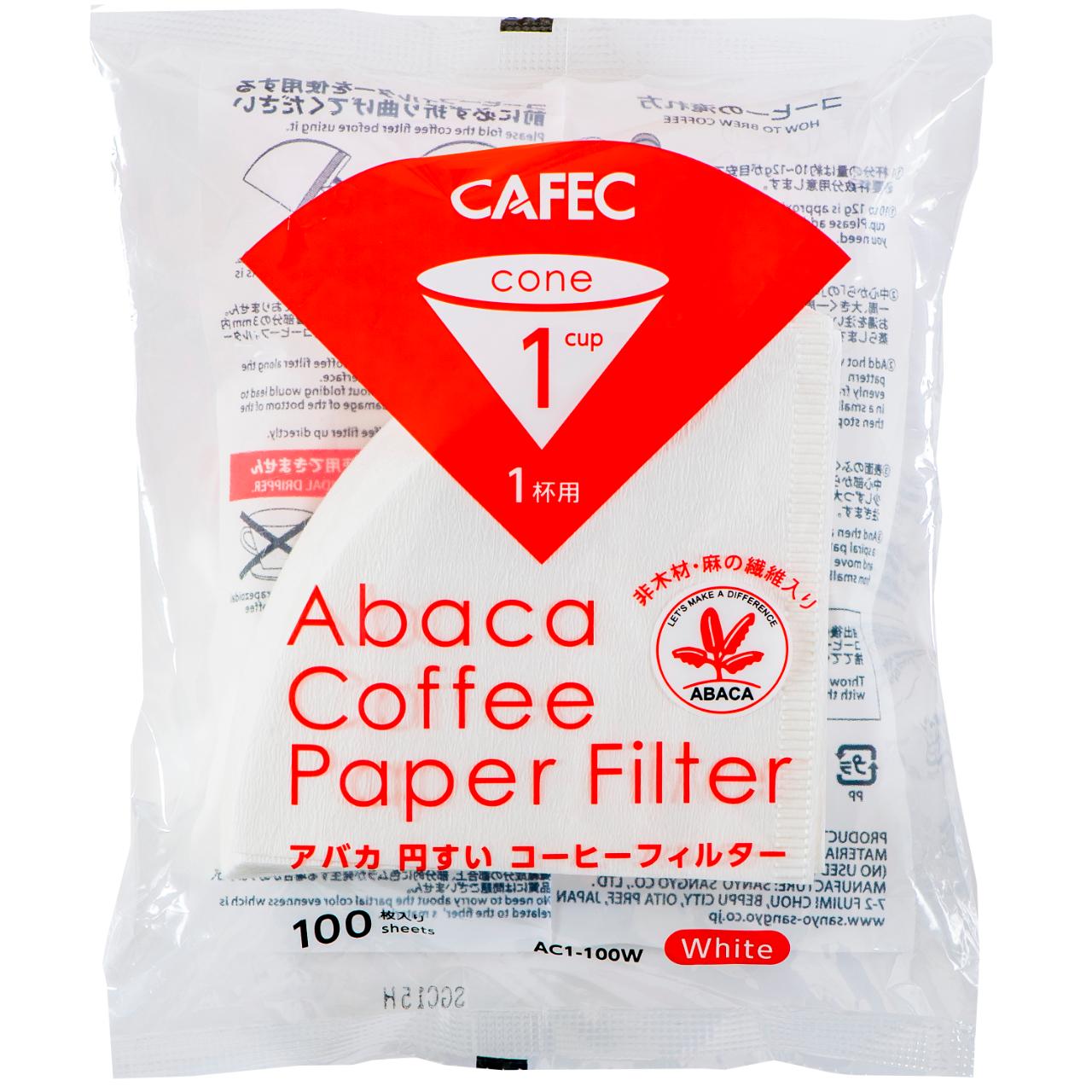 Cafec Abaca  filter 1 kopp